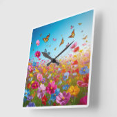 Wall-Uhr Quadratische Wanduhr (Winkel)