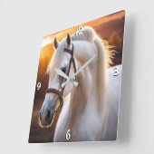 Wall-Uhr Quadratische Wanduhr (Winkel)