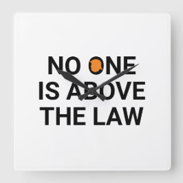 Wall-Uhr Quadratische Wanduhr