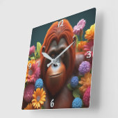 Wall-Uhr Quadratische Wanduhr (Winkel)