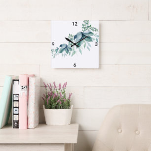 Wall-Uhr Quadratische Wanduhr