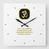 Wall-Uhr Quadratische Wanduhr (Vorderseite)