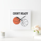 Wall-Uhr Quadratische Wanduhr (Zuhause)