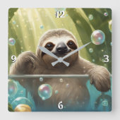 Wall-Uhr Quadratische Wanduhr (Vorderseite)