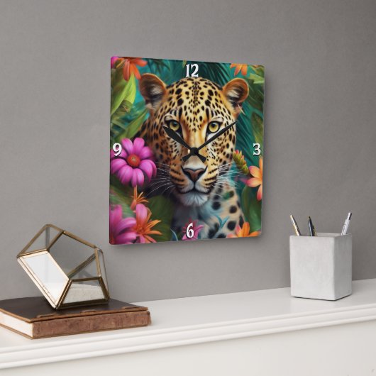 Wall-Uhr Quadratische Wanduhr (Büro)