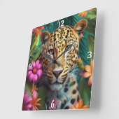 Wall-Uhr Quadratische Wanduhr (Winkel)