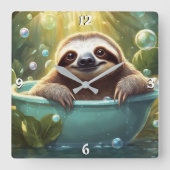 Wall-Uhr Quadratische Wanduhr (Vorderseite)