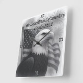 Wall-Uhr Quadratische Wanduhr (Winkel)