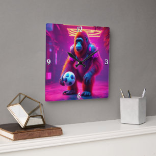 Wall-Uhr Quadratische Wanduhr