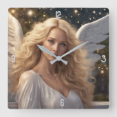 Wall-Uhr Quadratische Wanduhr (Vorderseite)