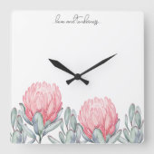 Wall-Uhr Quadratische Wanduhr (Vorderseite)