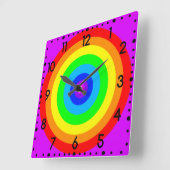 Wall-Uhr Quadratische Wanduhr (Winkel)