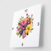 Wall-Uhr Quadratische Wanduhr (Winkel)