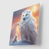 Wall-Uhr Quadratische Wanduhr (Winkel)