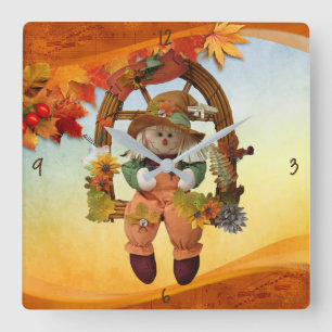 Wall-Uhr Quadratische Wanduhr