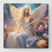 Wall-Uhr Quadratische Wanduhr (Vorderseite)