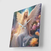 Wall-Uhr Quadratische Wanduhr (Winkel)