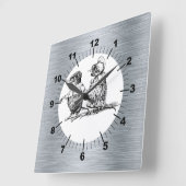 Wall-Uhr Quadratische Wanduhr (Winkel)