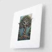 Wall-Uhr Quadratische Wanduhr