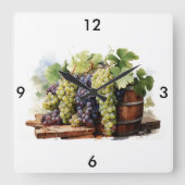 Wall-Uhr Quadratische Wanduhr (Vorderseite)