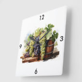 Wall-Uhr Quadratische Wanduhr (Winkel)