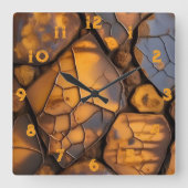 Wall-Uhr Quadratische Wanduhr (Vorderseite)