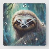 Wall-Uhr Quadratische Wanduhr (Vorderseite)