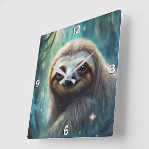 Wall-Uhr Quadratische Wanduhr