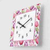 Wall-Uhr Quadratische Wanduhr (Winkel)