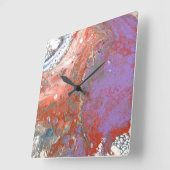 Wall-Uhr Quadratische Wanduhr (Winkel)
