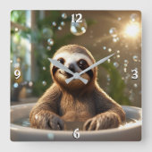 Wall-Uhr Quadratische Wanduhr (Vorderseite)