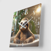 Wall-Uhr Quadratische Wanduhr (Winkel)