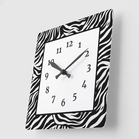 Wall-Uhr Quadratische Wanduhr (Winkel)