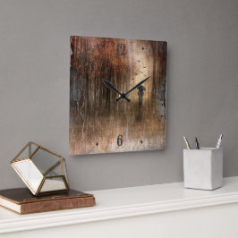 Wall-Uhr Quadratische Wanduhr