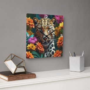 Wall-Uhr Quadratische Wanduhr