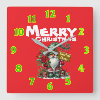 Wall-Uhr Quadratische Wanduhr