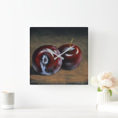 Wall-Uhr Quadratische Wanduhr (Zuhause)