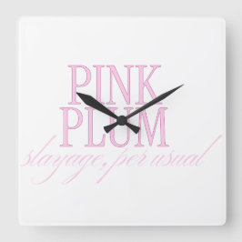 Wall-Uhr Quadratische Wanduhr