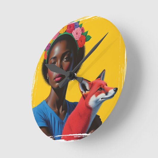 Wall-Uhr Runde Wanduhr (Winkel)