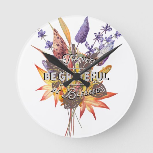 Wall-Uhr Runde Wanduhr (Vorderseite)