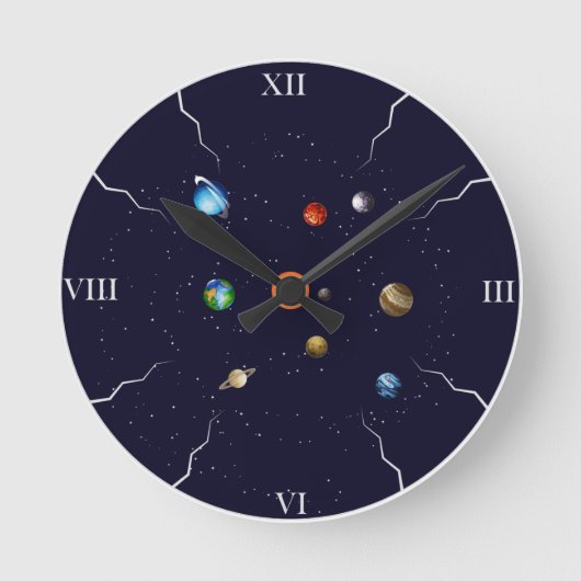 Wall-Uhr Runde Wanduhr (Vorderseite)