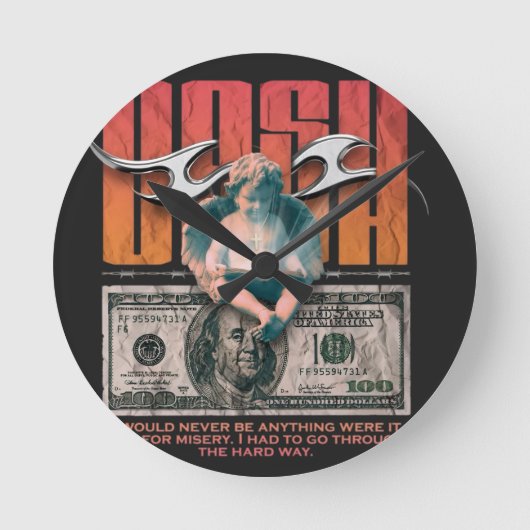 Wall-Uhr Runde Wanduhr (Vorderseite)