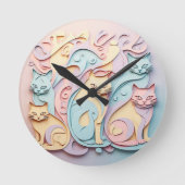 Wall-Uhr Runde Wanduhr (Vorderseite)