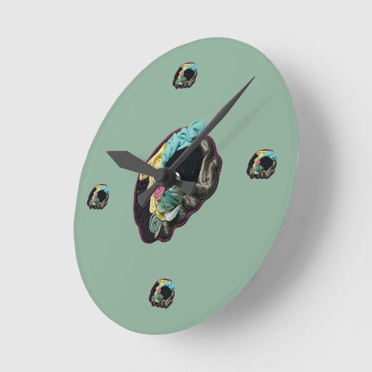 Wall-Uhr Runde Wanduhr (Winkel)