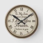 Wall-Uhr Runde Wanduhr (Vorderseite)