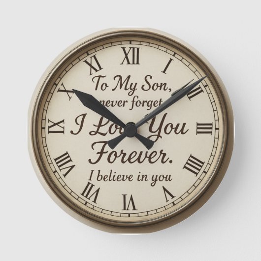 Wall-Uhr Runde Wanduhr (Vorderseite)