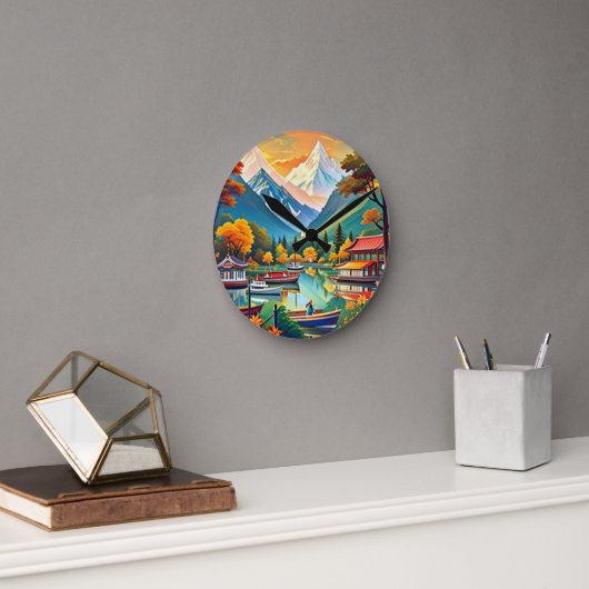 Wall-Uhr Runde Wanduhr (Büro)