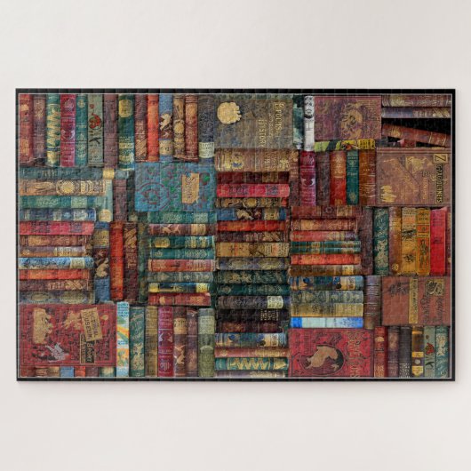WALL VINTAGER BÜCHER PUZZLE (Horizontal)