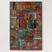 WALL VINTAGER BÜCHER PUZZLE (Vertikal)