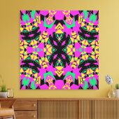 Walla Masken Leinwanddruck (Insitu (Wohnzimmer))